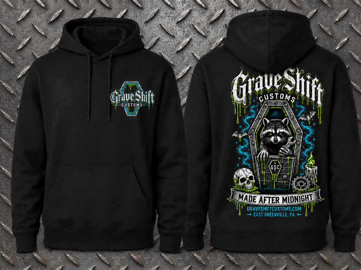 Grave Shift Raccoon Hoodie