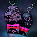 Coffin Collection Hair Tie Holder Keychains