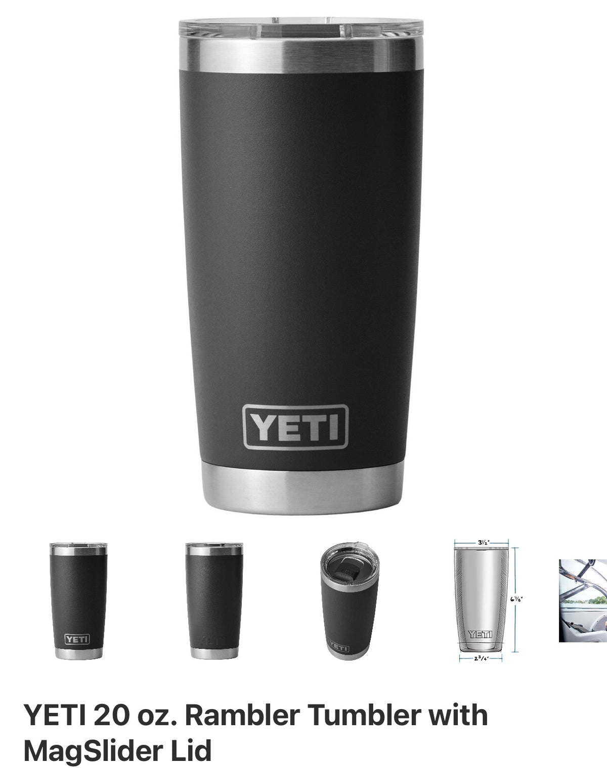 Custom Engraved Yeti Tumbler