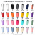 Custom Engraved House Tumbler